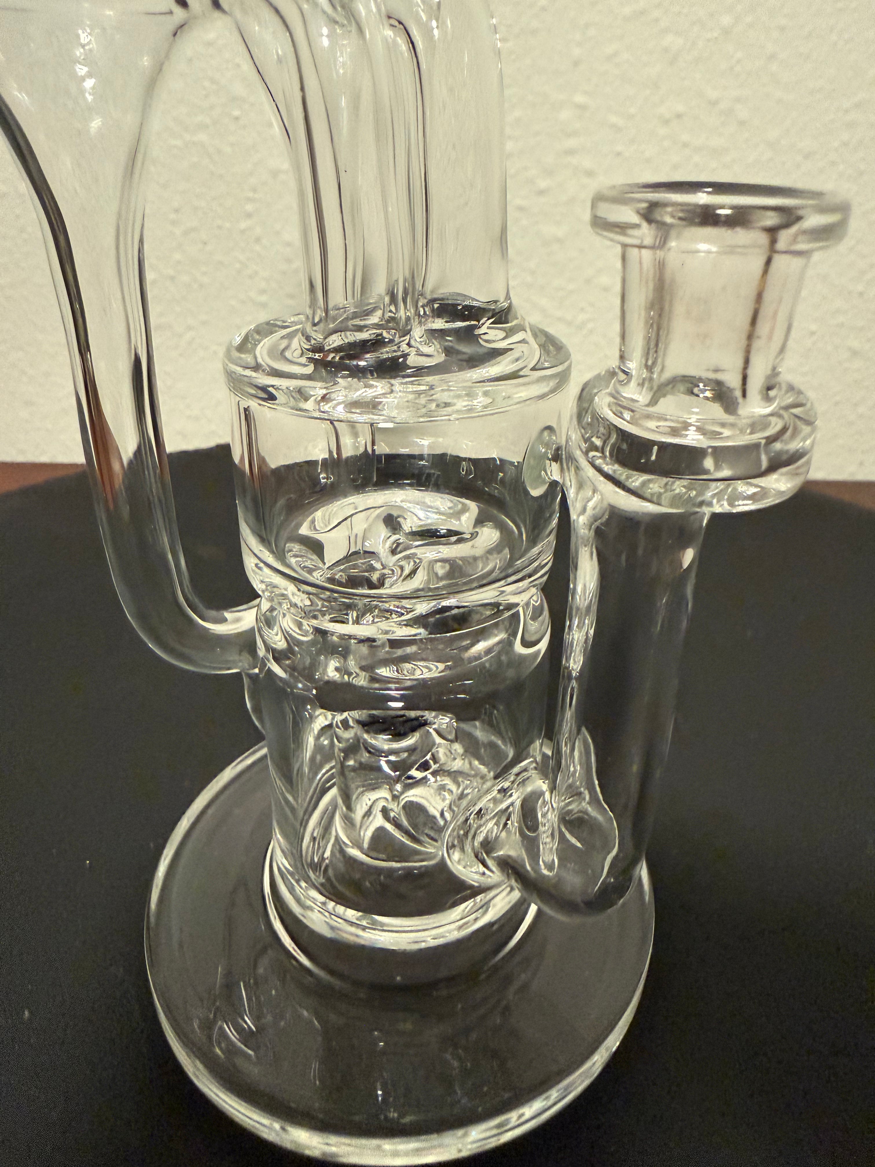 Clear with black perk stringers