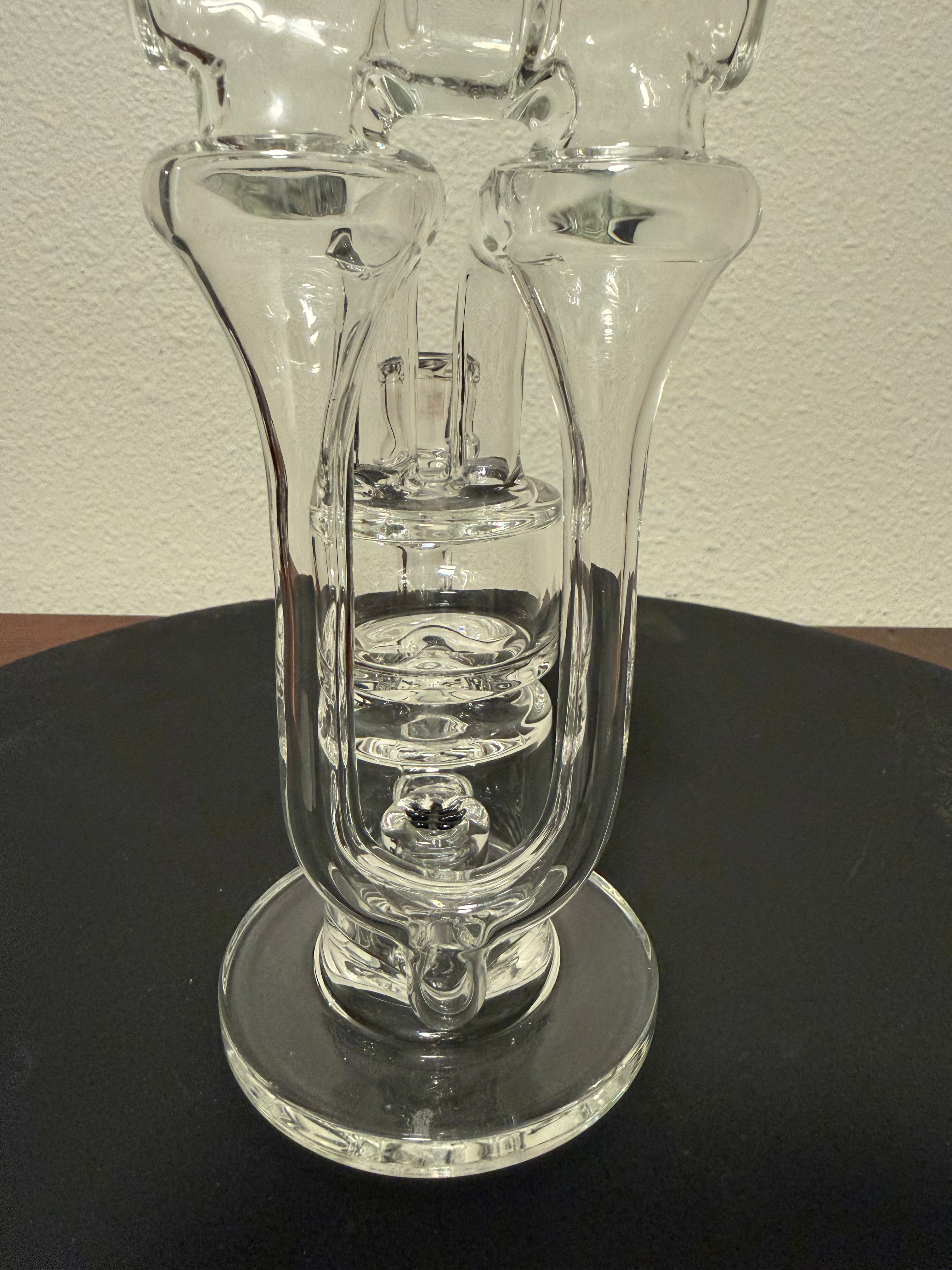 Clear with black perk stringers