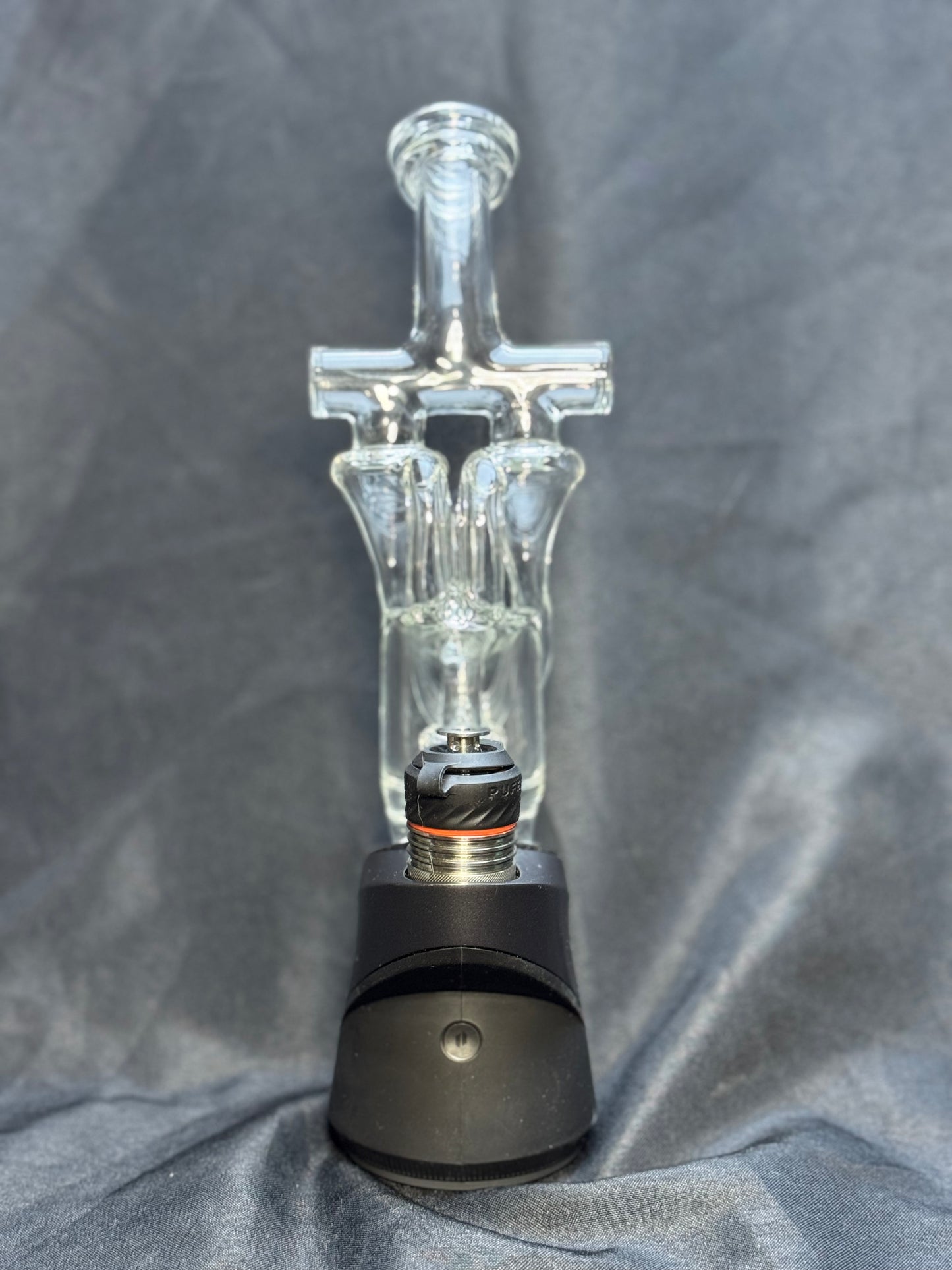 clear glass double top