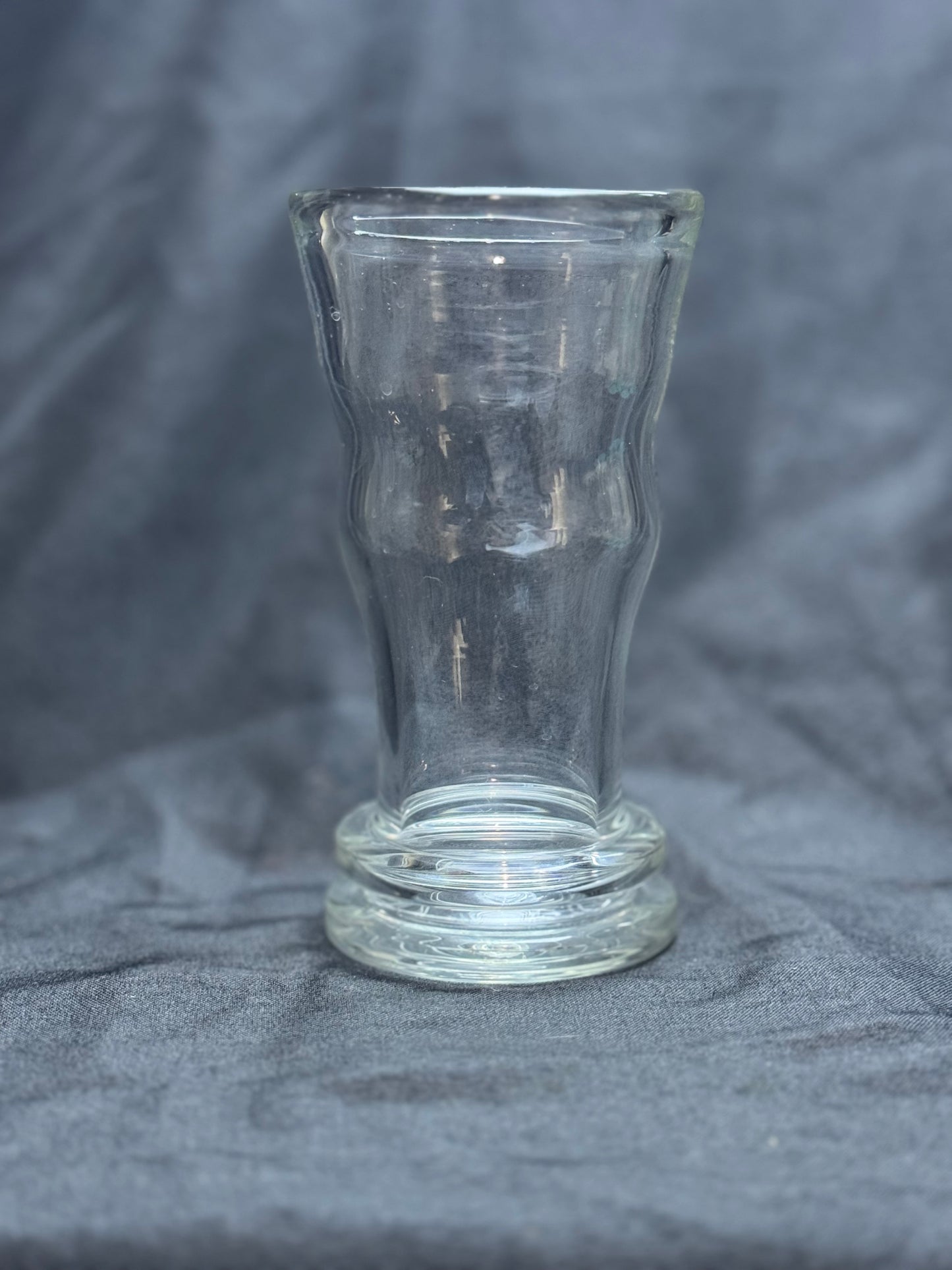 clear glass cup