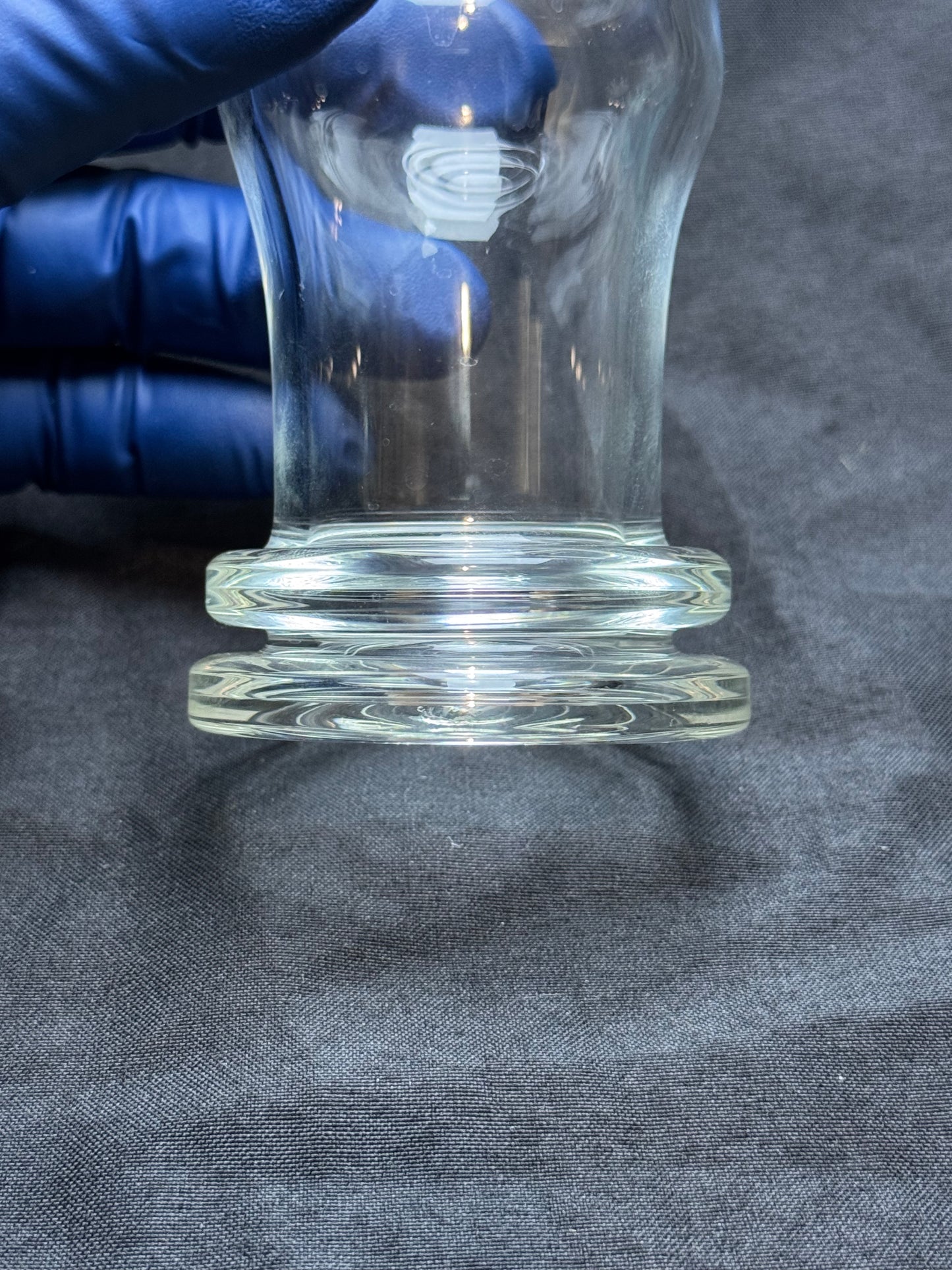 clear glass cup