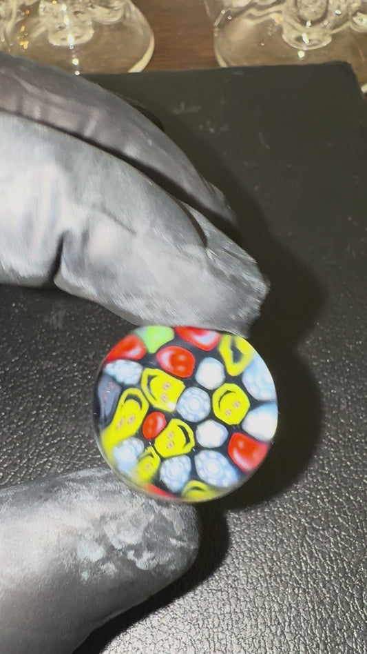 Cluster Mille Chip Marble 25mm