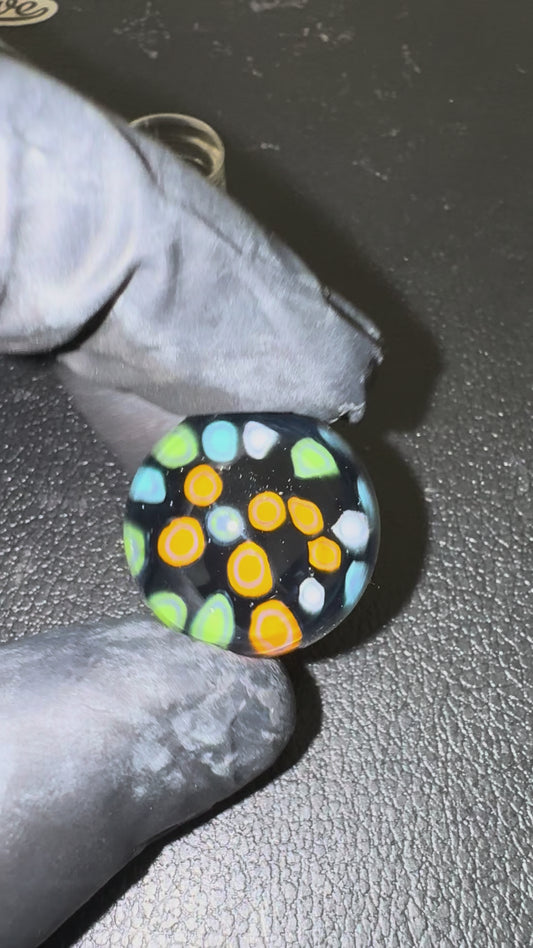 Cluster Mille Chip Marble 22mm
