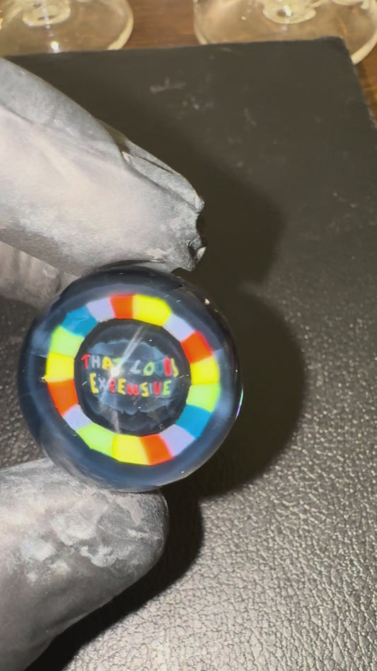 Cluster Mille Chip Marble 26mm