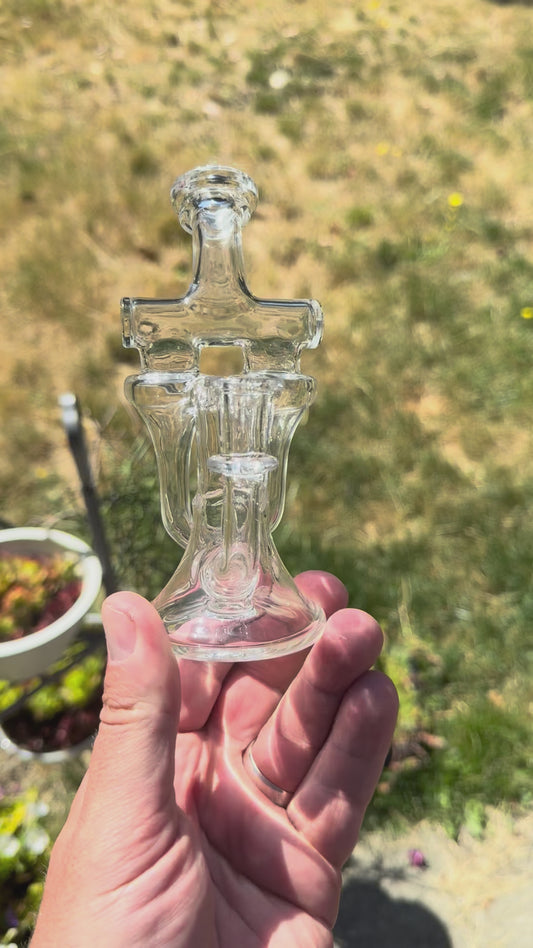 Mini clear double recycler