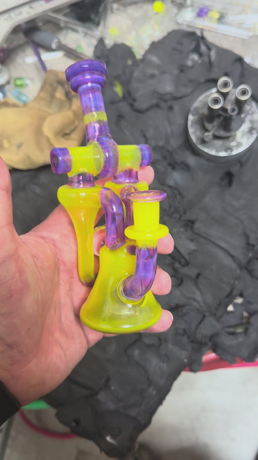 Dual color way Double recycler